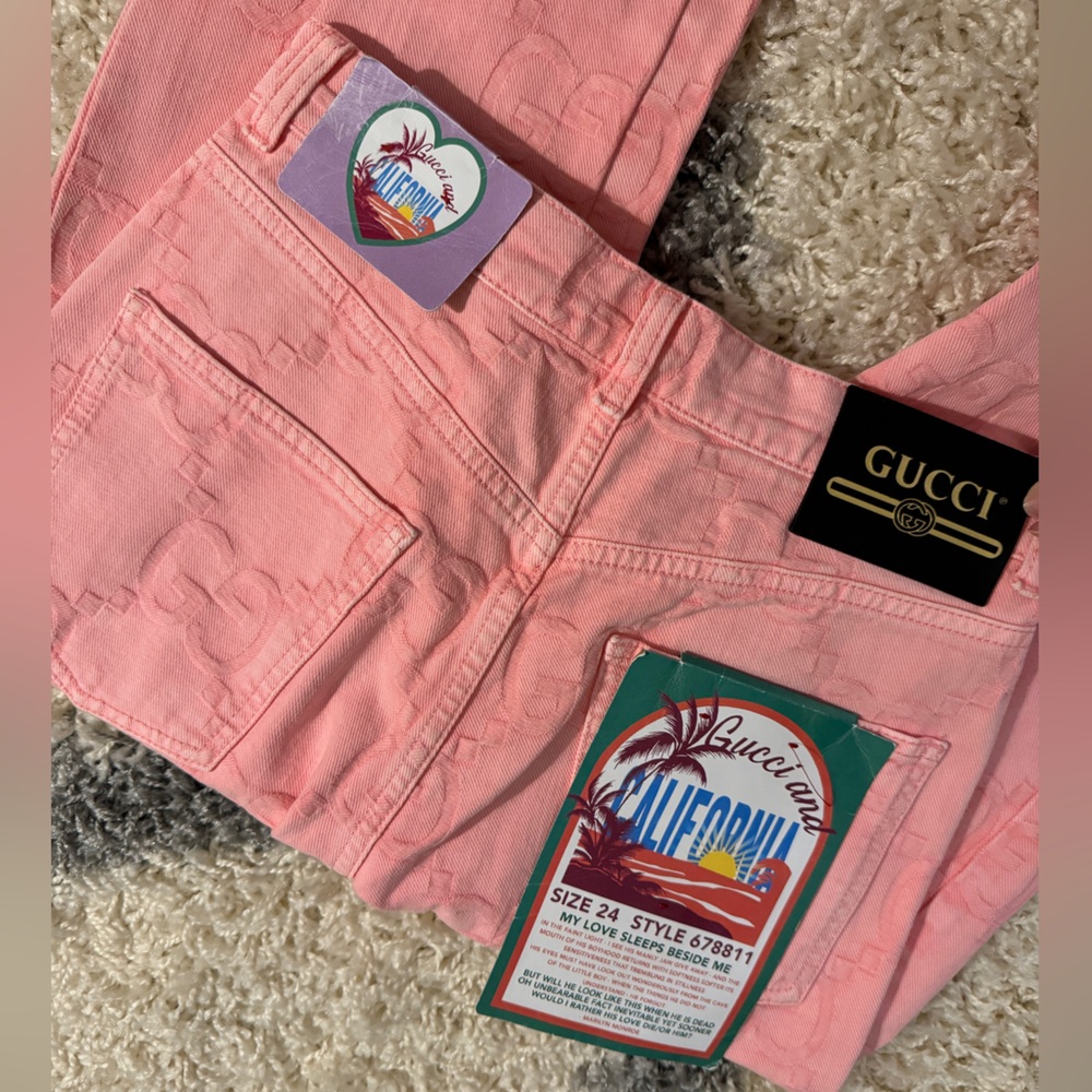 Gucci GG logo cotton pants